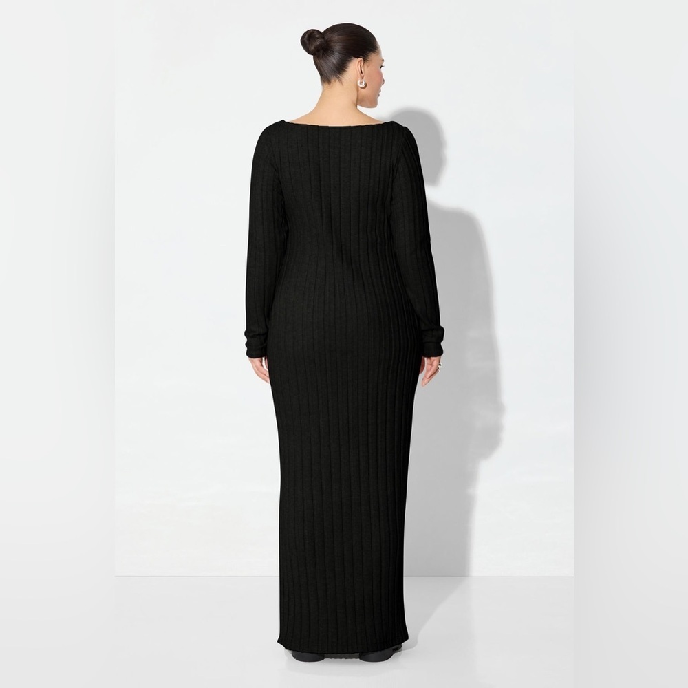 Marcella - Penelope Long Sleeve Rib Maxi Sweater Dress (Medium) - Picture 10 of 10